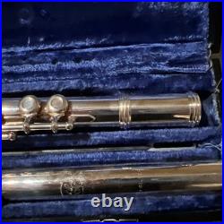 Gemeinhardt 3SB Flute SOLID SILVER Open hole. All 3 Joints Stamped solid Silver