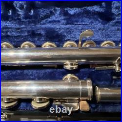 Gemeinhardt 3SB Flute SOLID SILVER Open hole. All 3 Joints Stamped solid Silver