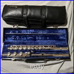 Gemeinhardt 3SB Flute SOLID SILVER Open hole. All 3 Joints Stamped solid Silver