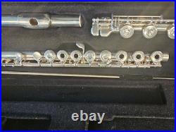 Gemeinhardt 3SB Intermediate Solid Silver Body Flute Open Hole with Hard Case Gemeinhardt 3SB Intermediate Solid Silver Body Flute Open Hole with Hard Case
