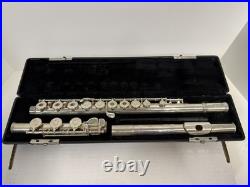 Gemeinhardt 3SHB Custom Flute Solid Silver Headjoint B-Foot Open Hole/Excellent