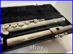 Gemeinhardt 3SHB Custom Flute Solid Silver Headjoint B-Foot Open Hole/Excellent