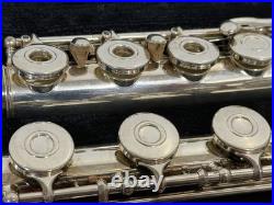 Gemeinhardt 3SHB Custom Flute Solid Silver Headjoint B-Foot Open Hole/Excellent