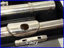 Gemeinhardt 3SHB Custom Flute Solid Silver Headjoint B-Foot Open Hole/Excellent