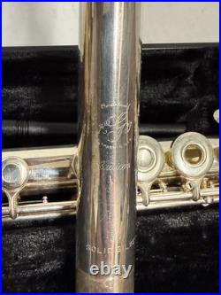 Gemeinhardt 3SHB Custom Flute Solid Silver Headjoint B-Foot Open Hole/Excellent