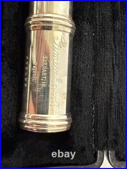 Gemeinhardt 3SHB Custom Flute Solid Silver Headjoint B-Foot Open Hole/Excellent