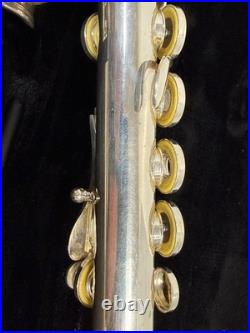 Gemeinhardt 3SHB Custom Flute Solid Silver Headjoint B-Foot Open Hole/Excellent