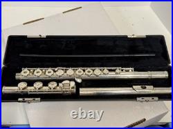 Gemeinhardt 3SHB Custom Flute Solid Silver Headjoint B-Foot Open Hole/Excellent