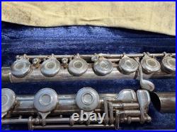 Gemeinhardt 3SHB Solid Silver Flute with Head Open Hole B Foot