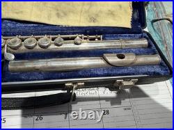 Gemeinhardt 3SHB Solid Silver Flute with Head Open Hole B Foot