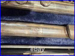Gemeinhardt 3SHB Solid Silver Flute with Head Open Hole B Foot