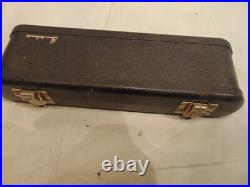 Gemeinhardt 4PNH Piccolo Flute Silver-Plated Elkhart, IN #85225 Vintage Black