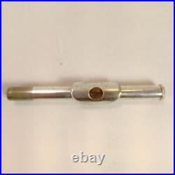 Gemeinhardt 4PNH Piccolo Flute Silver-Plated Elkhart, IN #85225 Vintage Black
