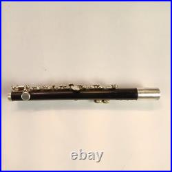 Gemeinhardt 4PNH Piccolo Flute Silver-Plated Elkhart, IN #85225 Vintage Black