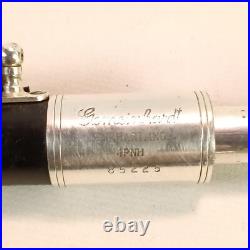 Gemeinhardt 4PNH Piccolo Flute Silver-Plated Elkhart, IN #85225 Vintage Black