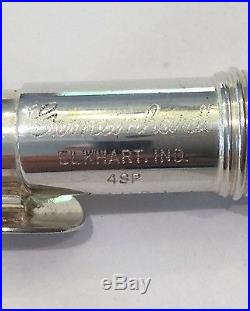 Gemeinhardt 4SP Piccolo with Hard Case, Silver, made in USA, Clean