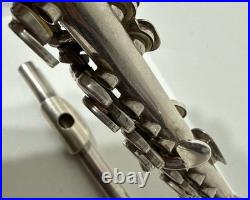 Gemeinhardt Elkhart IND 4S 52819 Piccolo Solid Silver Trashed Case Needs Works