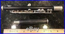 Gemeinhardt Elkhart, Ind 4p Composite Piccolo In Great Condition In Case