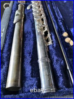Gemeinhardt Elkhart M3S Solid Silver Flute Open Hole & Hard Case