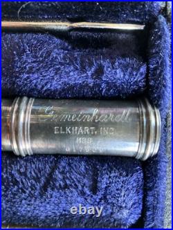 Gemeinhardt Elkhart M3S Solid Silver Flute Open Hole & Hard Case