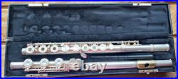 Gemeinhardt KG Special Open Hole Flute with Case Solid Silver Gemeinhardt KG Special Open Hole Flute with Case Solid Silver