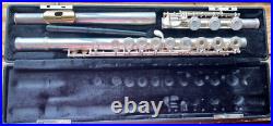 Gemeinhardt KG Special Open Hole Flute with Case Solid Silver Gemeinhardt KG Special Open Hole Flute with Case Solid Silver