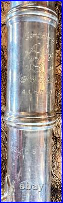 Gemeinhardt KG Special Open Hole Flute with Case Solid Silver Gemeinhardt KG Special Open Hole Flute with Case Solid Silver
