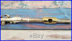 Gemeinhardt KG Special Piccolo Solid Silver Body & Head Gold Plated Lip Elkhart