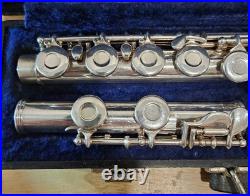 Gemeinhardt M2 Student Flute Closed Hole Original Case Polished Beginner VTG'88
