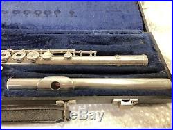 Gemeinhardt M3S Solid Silver B Foot Flute Overhauled, Piccolo Case