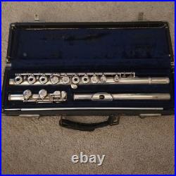 Gemeinhardt M3 Silver Headjoint Flute Open Hole C Foot with Case- Plays