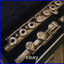 Gemeinhardt M3 Silver Headjoint Flute Open Hole C Foot with Case- Plays