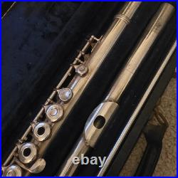 Gemeinhardt M3 Silver Headjoint Flute Open Hole C Foot with Case- Plays