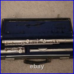 Gemeinhardt M3 Silver Headjoint Flute Open Hole C Foot with Case- Plays