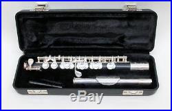Gemeinhardt Model 4PSH Piccolo with Solid Silver Head in Black Hard Case 104288