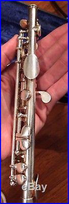 Gemeinhardt Piccolo 4SH Solid Silver Head Made In USA Preowned