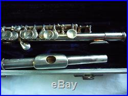 Gemeinhardt Piccolo C Silver Plate with Hard Case Made in USA