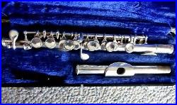 Gemeinhardt Piccolo with Hard Case Elkhart Ind. 4 SP No 74333 Silver