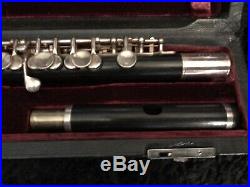 Gemeinhardt Vintage Silver And Wood Piccolo 4WSSK With Original Case