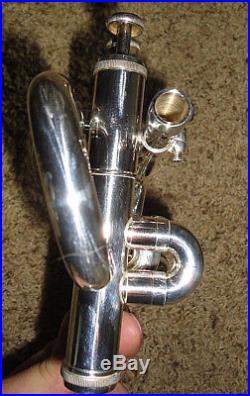 Getzen 940 Eterna Pro Silver Piccolo Trumpet Excellent