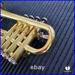 Getzen Eterna 940 Piccolo Trumpet, original case, mouthpiece GAMONBRASS