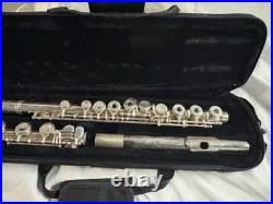 Glory Silver Plated Intermediate 16 Keys Open Hole C Flute 16 Open Hole