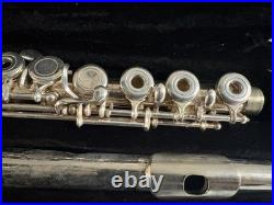 Glory Silver Plated Intermediate 16 Keys Open Hole C Flute 16 Open Hole