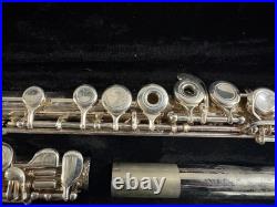 Glory Silver Plated Intermediate 16 Keys Open Hole C Flute 16 Open Hole