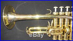 Goldplated Piccolo Accent by B & S, Key of Bb/A owned by Jose Sibaja
