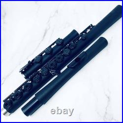 Guo Grenaditte Flute Black Inline Open Hole B Foot Lightweight with Case & Cover