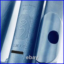 Guo Grenaditte Flute Black Inline Open Hole B Foot Lightweight with Case & Cover