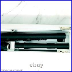 Guo Grenaditte Flute Black Inline Open Hole B Foot Lightweight with Case & Cover