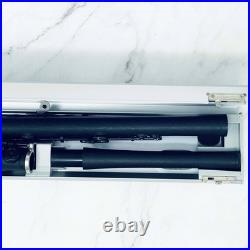 Guo Grenaditte Flute Black Inline Open Hole B Foot Lightweight with Case & Cover