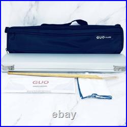 Guo Grenaditte Flute Black Inline Open Hole B Foot Lightweight with Case & Cover